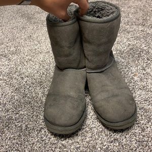 Short grey Ugg boots